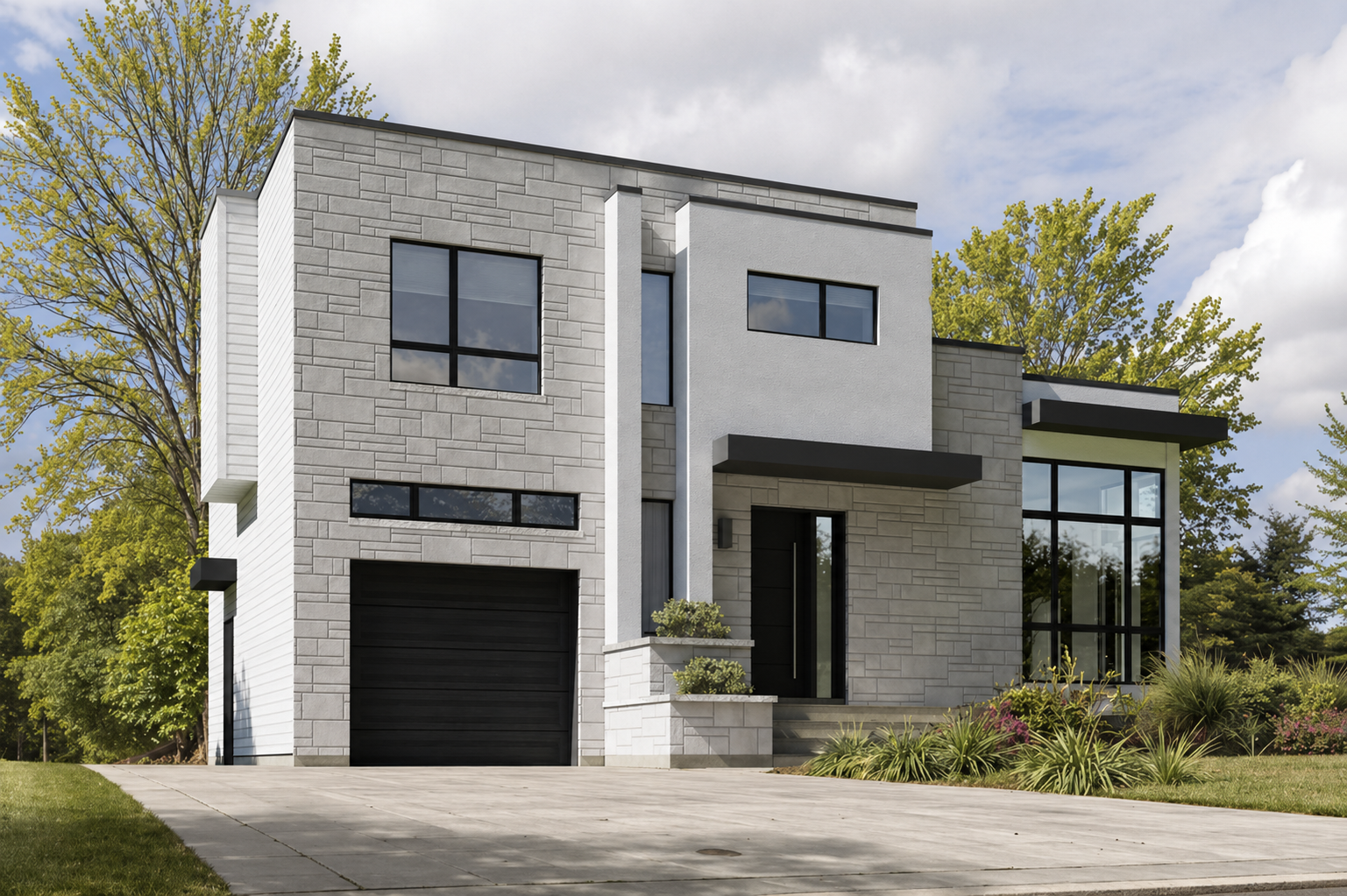 Maison neuve construite par FDT Construction